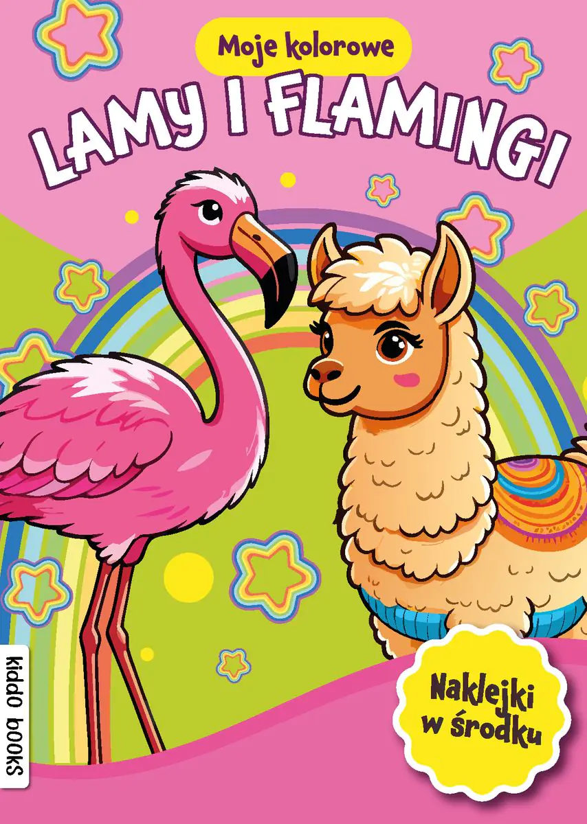 Książka - Moje kolorowe lamy i flamingi