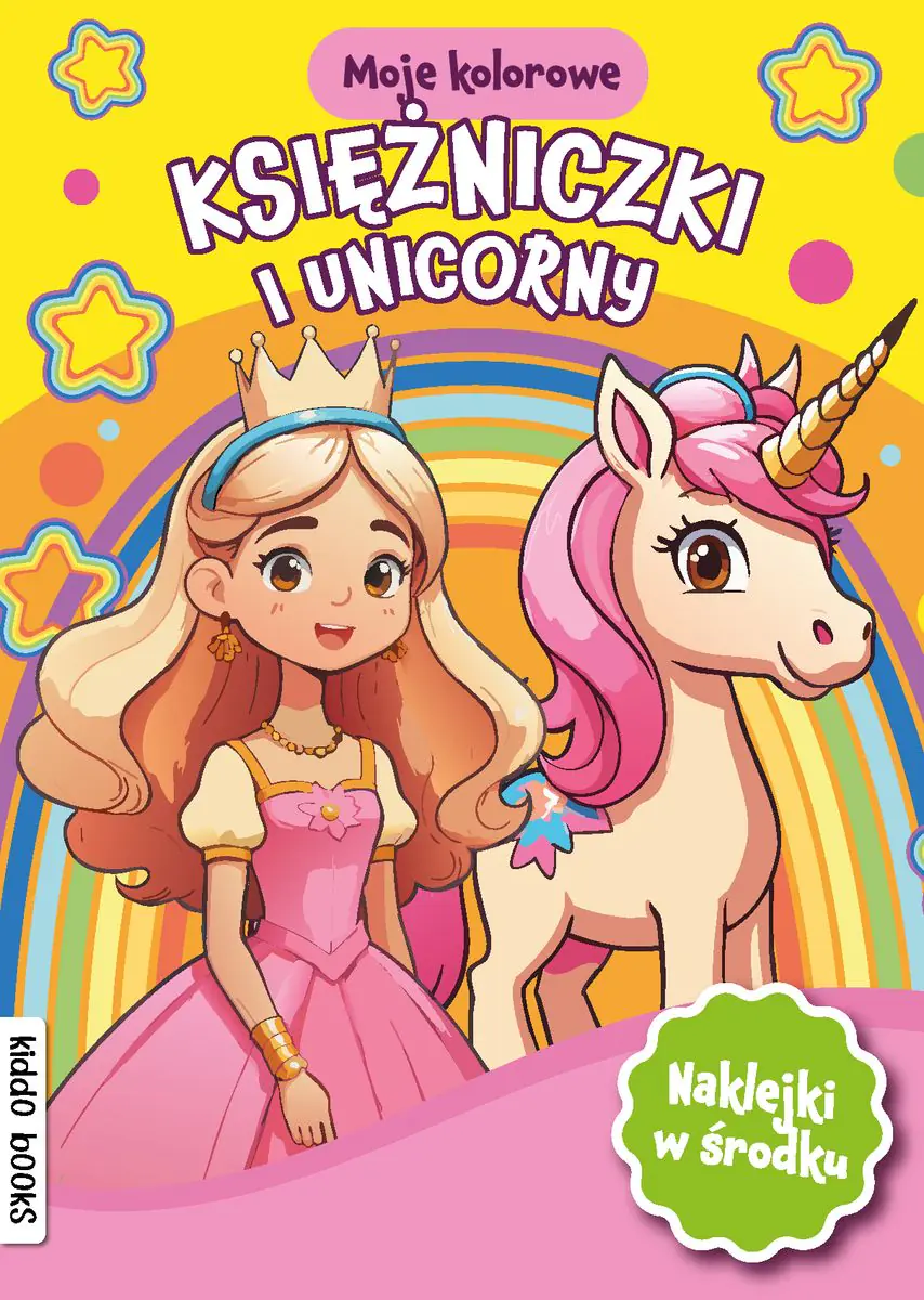 Książka - Moje kolorowe księżniczki i unicorny