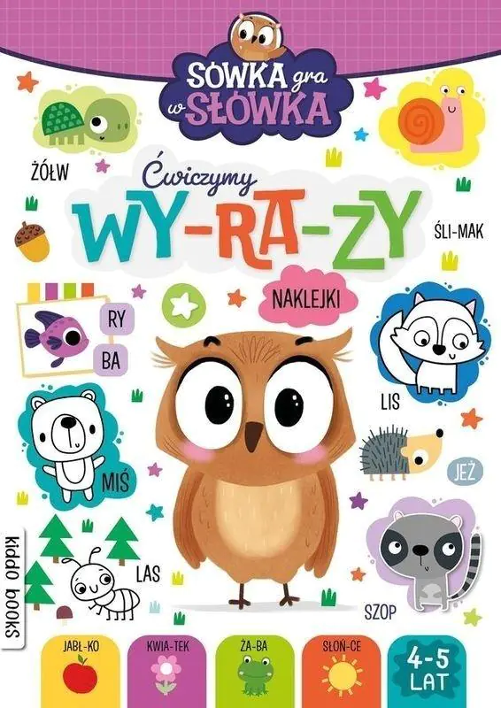 Książka - Sówka gra w słówka. Ćwiczymy wyrazy