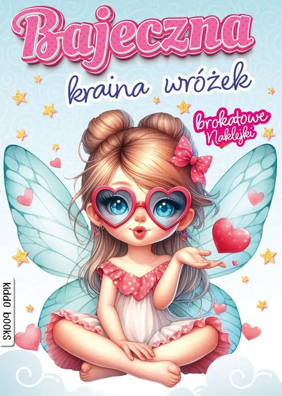 Książka - Bajeczna kraina wróżek. Brokatowe naklejki