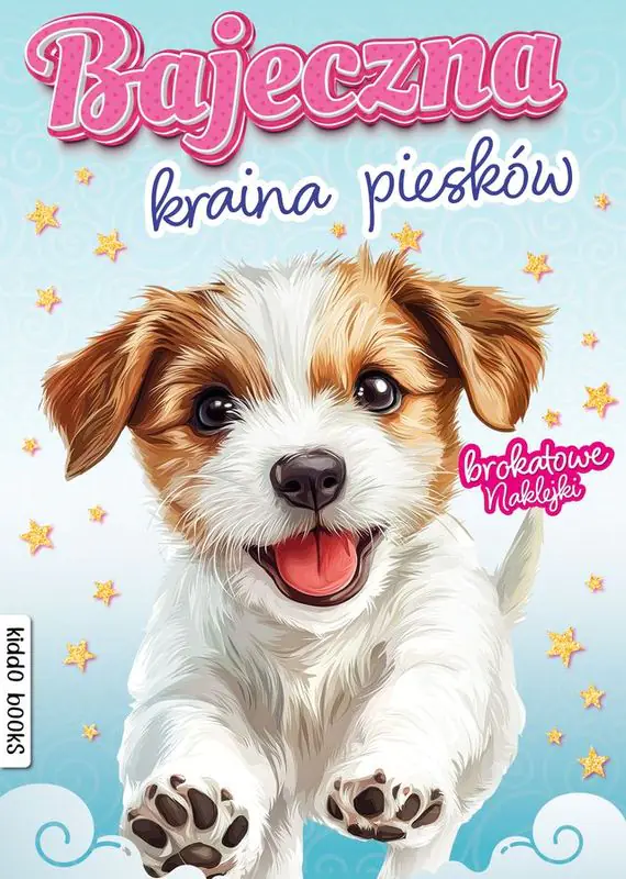 Książka - Bajeczna kraina piesków. Brokatowe naklejki