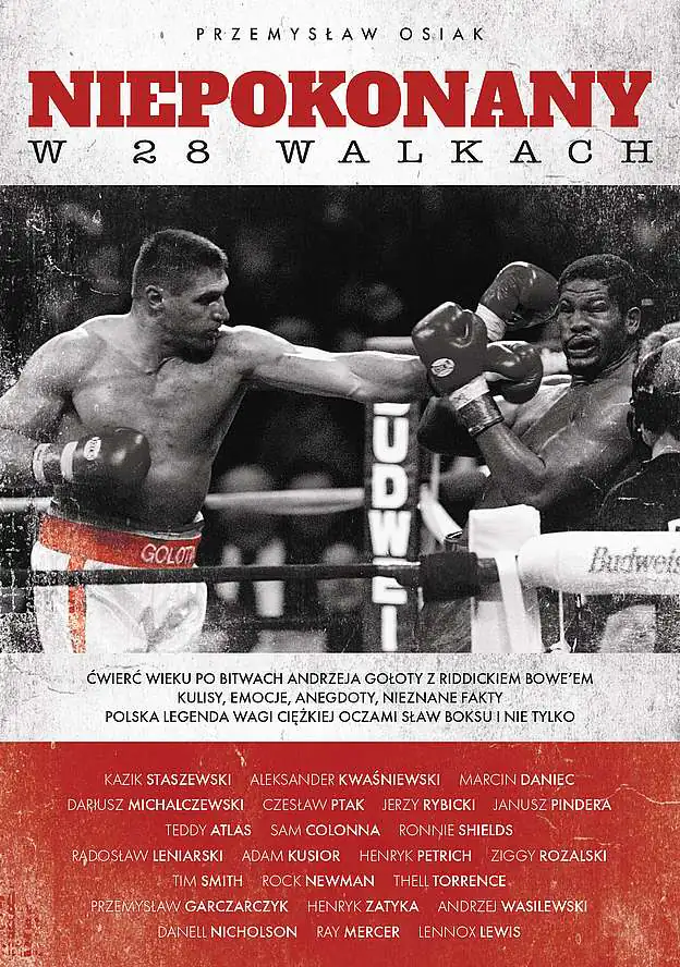 Książka - Niepokonany w 28 walkach