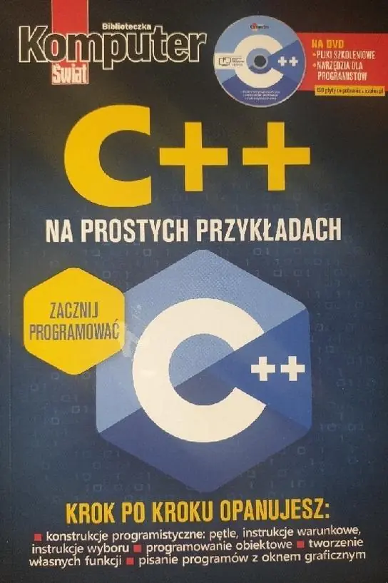 Książka - Komputer Świat Biblioteczka. C++ na prostych przykładach