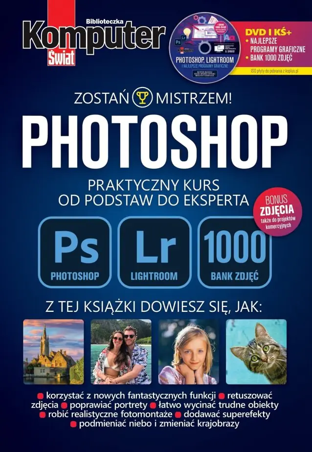 Książka - Komputer Świat Biblioteczka. Photoshop