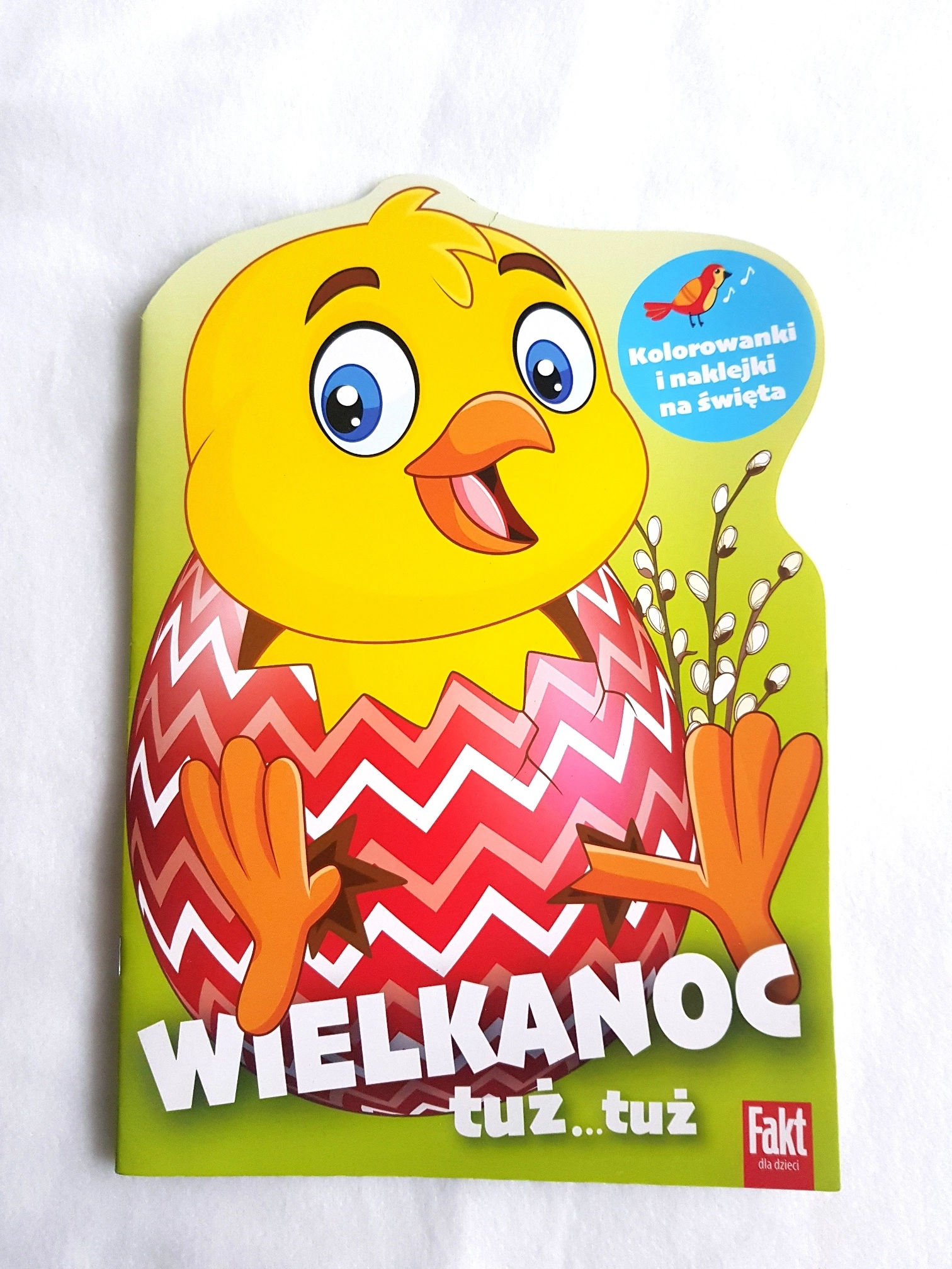 Książka - Wielkanoc tuż...tuż. Kolorowanki z naklejkami..