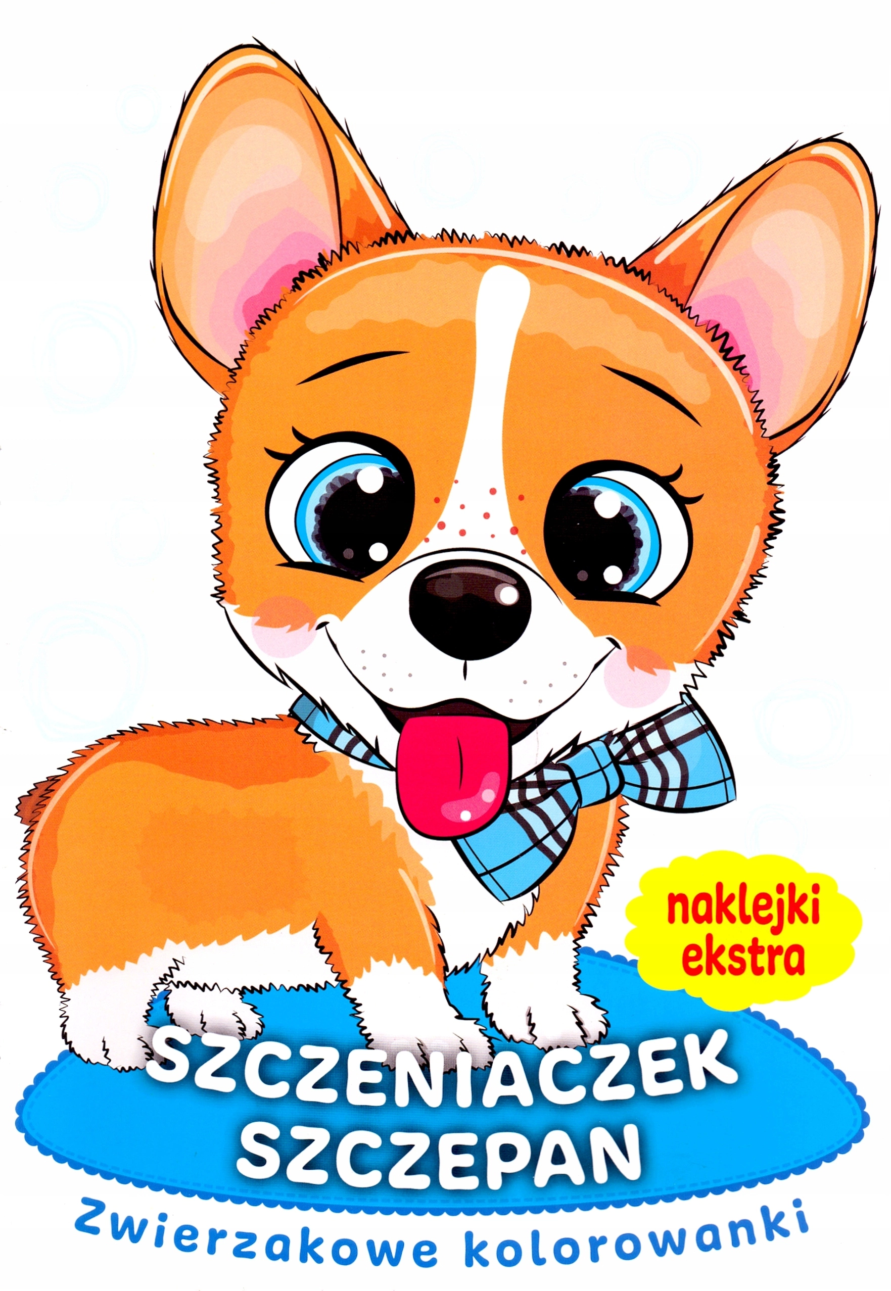 Książka - Zwierzakowe kolorowanki. Szczeniak Szczepan