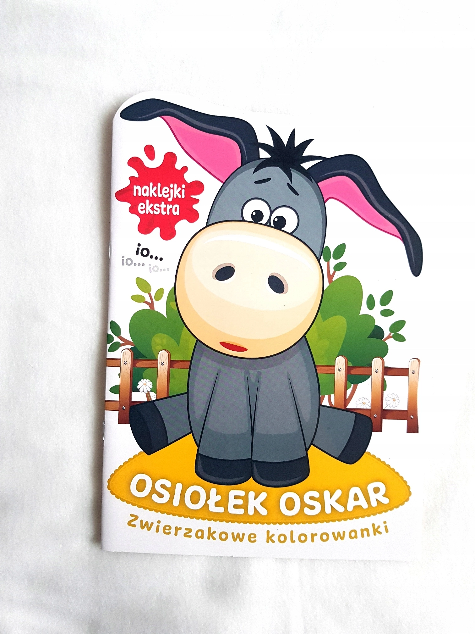 Książka - Zwierzakowe kolorowanki. Osiołek Oskar