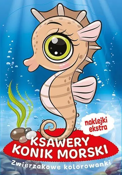 Książka - Zwierzakowe kolorowanki. Ksawery Konik Morski