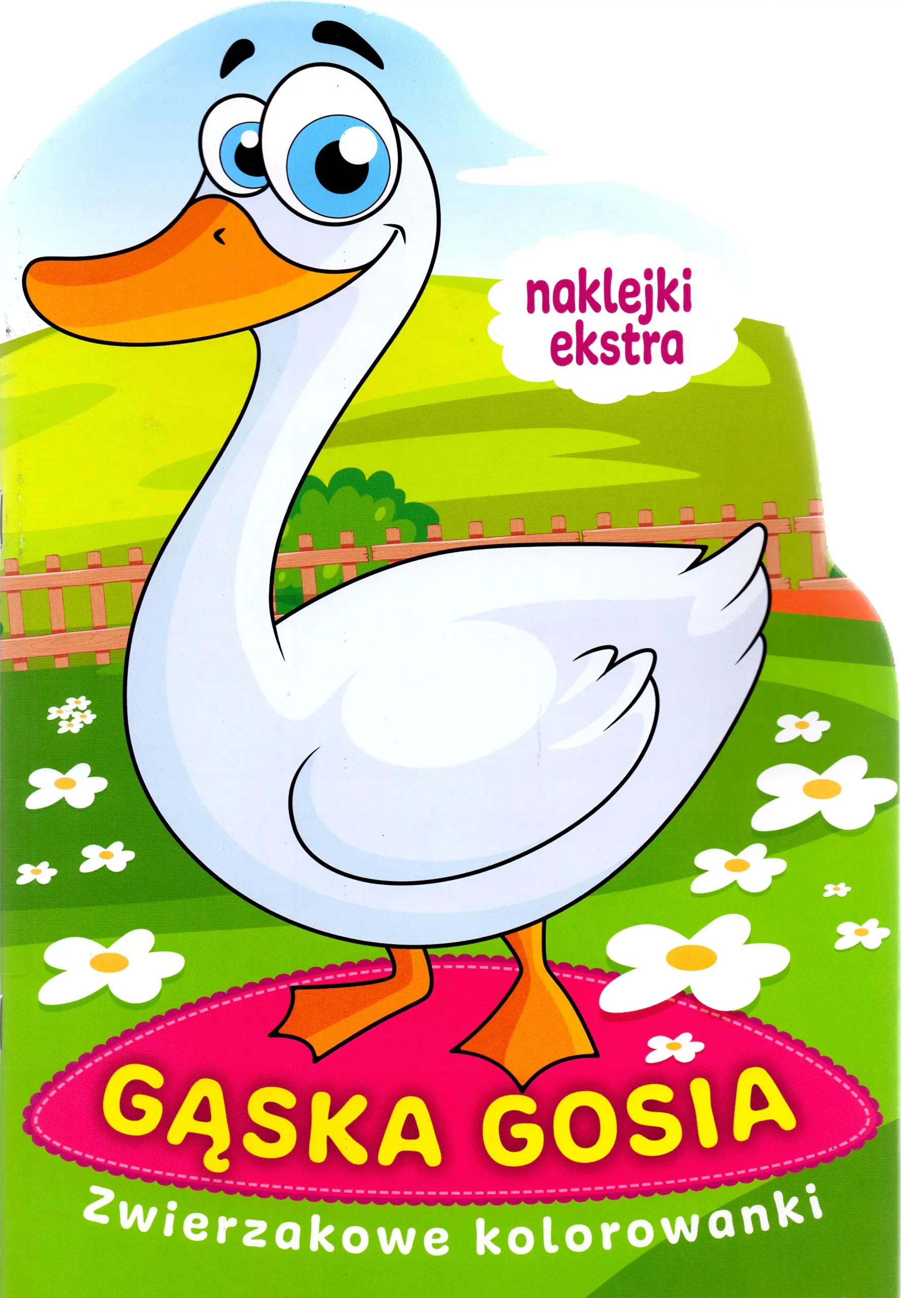 Książka - Zwierzakowe kolorowanki. Gąska Gosia