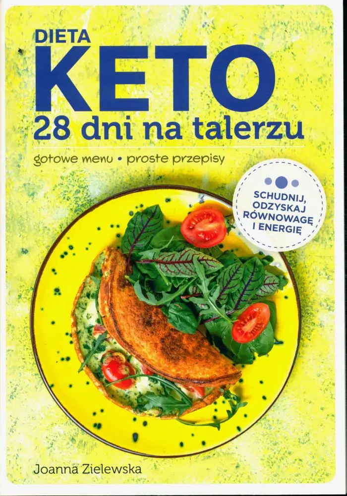 Książka - Dieta keto 28 dni na talerzu