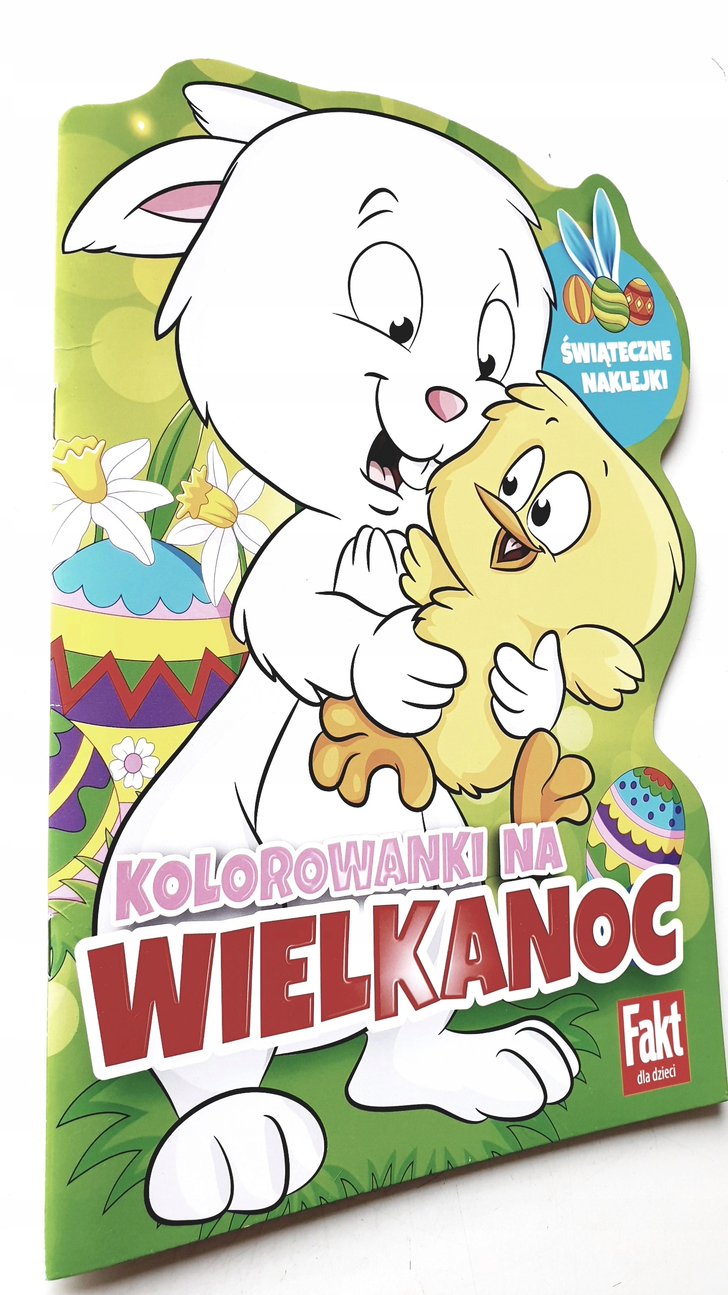 Książka - Kolorowanki na Wielkanoc. Brokatowe naklejki..