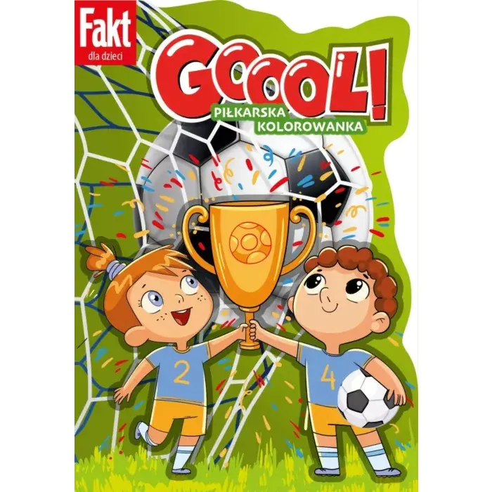 Książka - Goool! Piłkarska kolorowanka