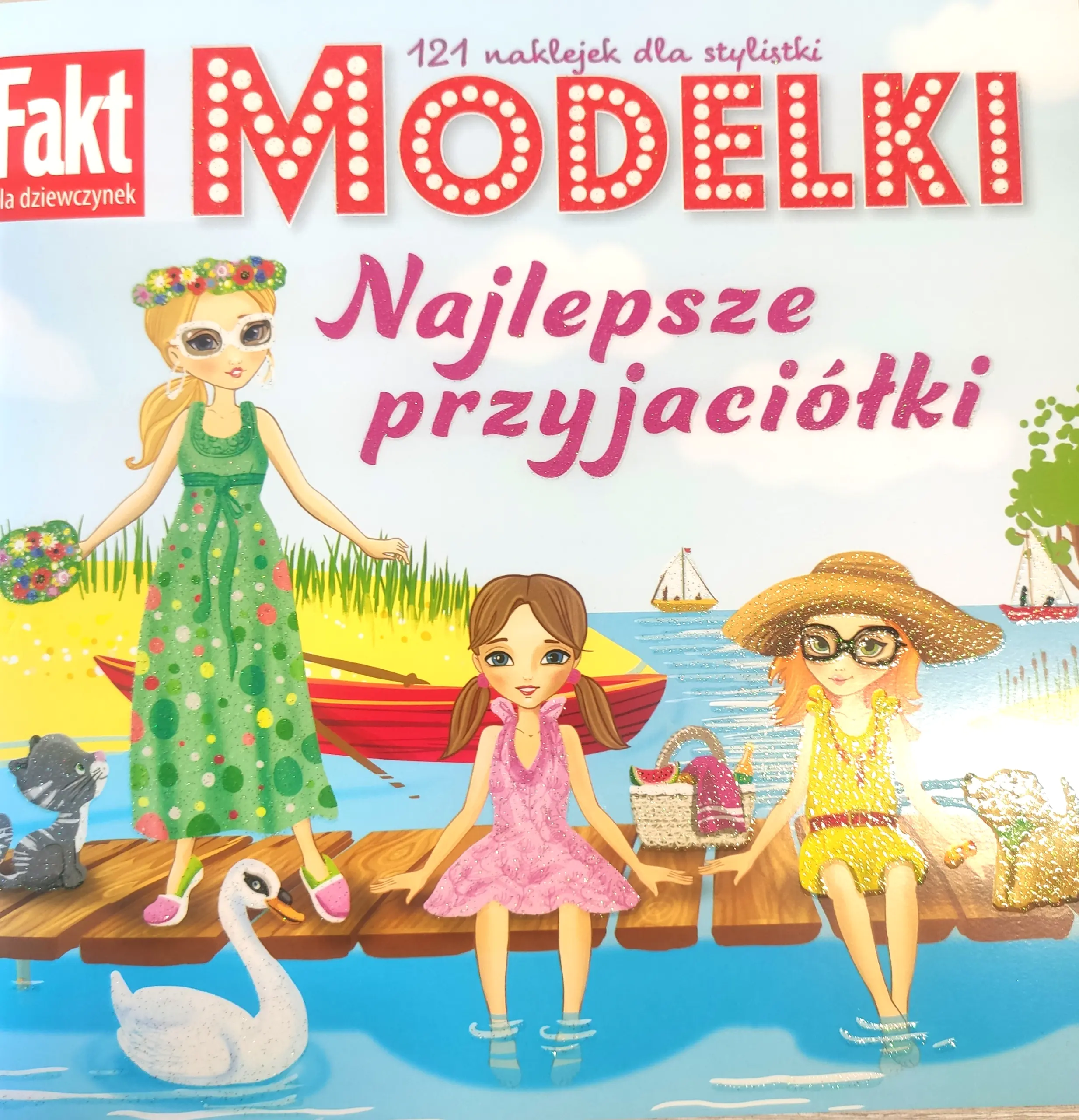 Książka - Modelki Najlepsze przyjaciółki. 121 naklejek dla..