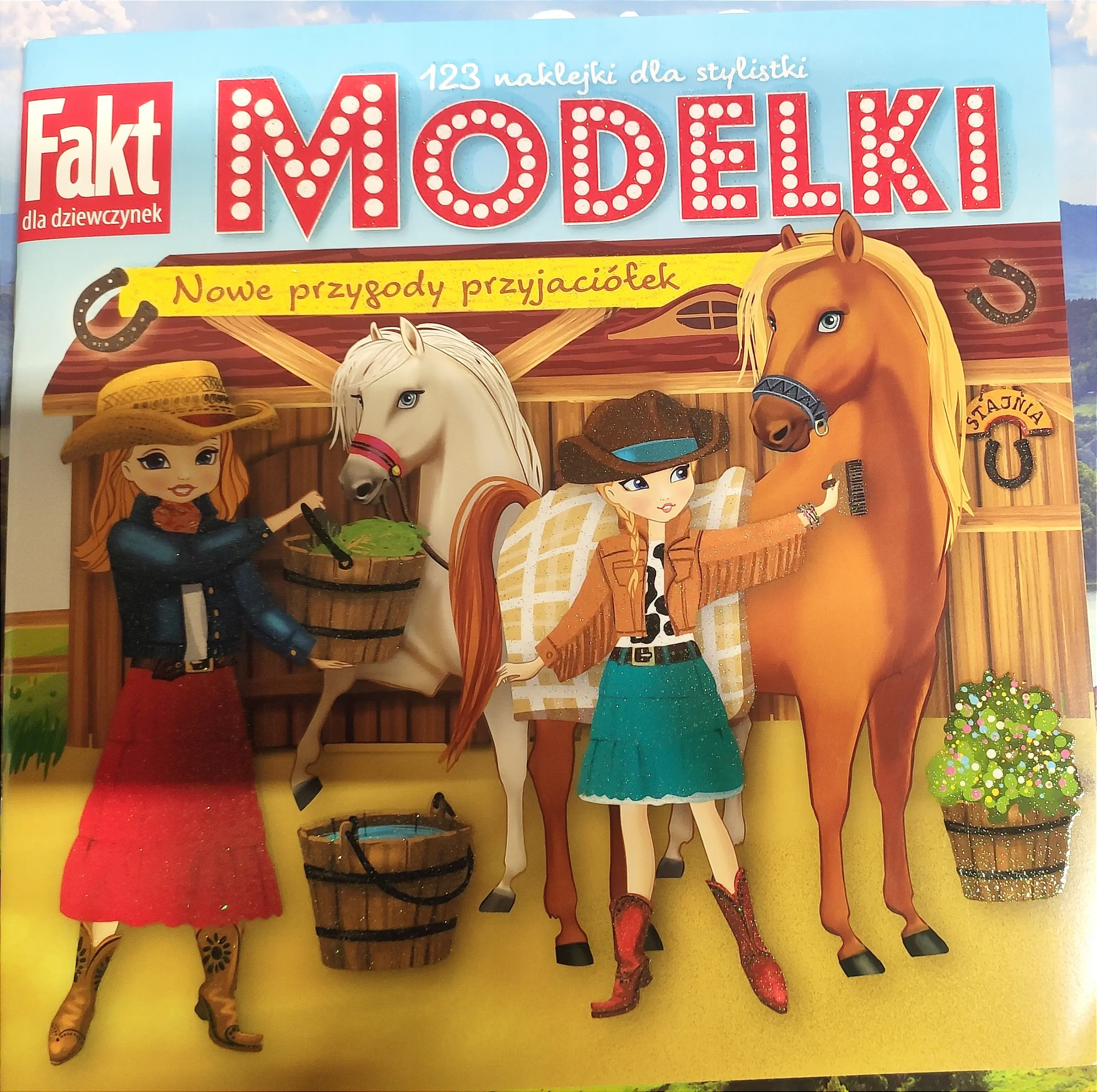 Książka - Modelki. Nowe przygody przyjaciółek + naklejki