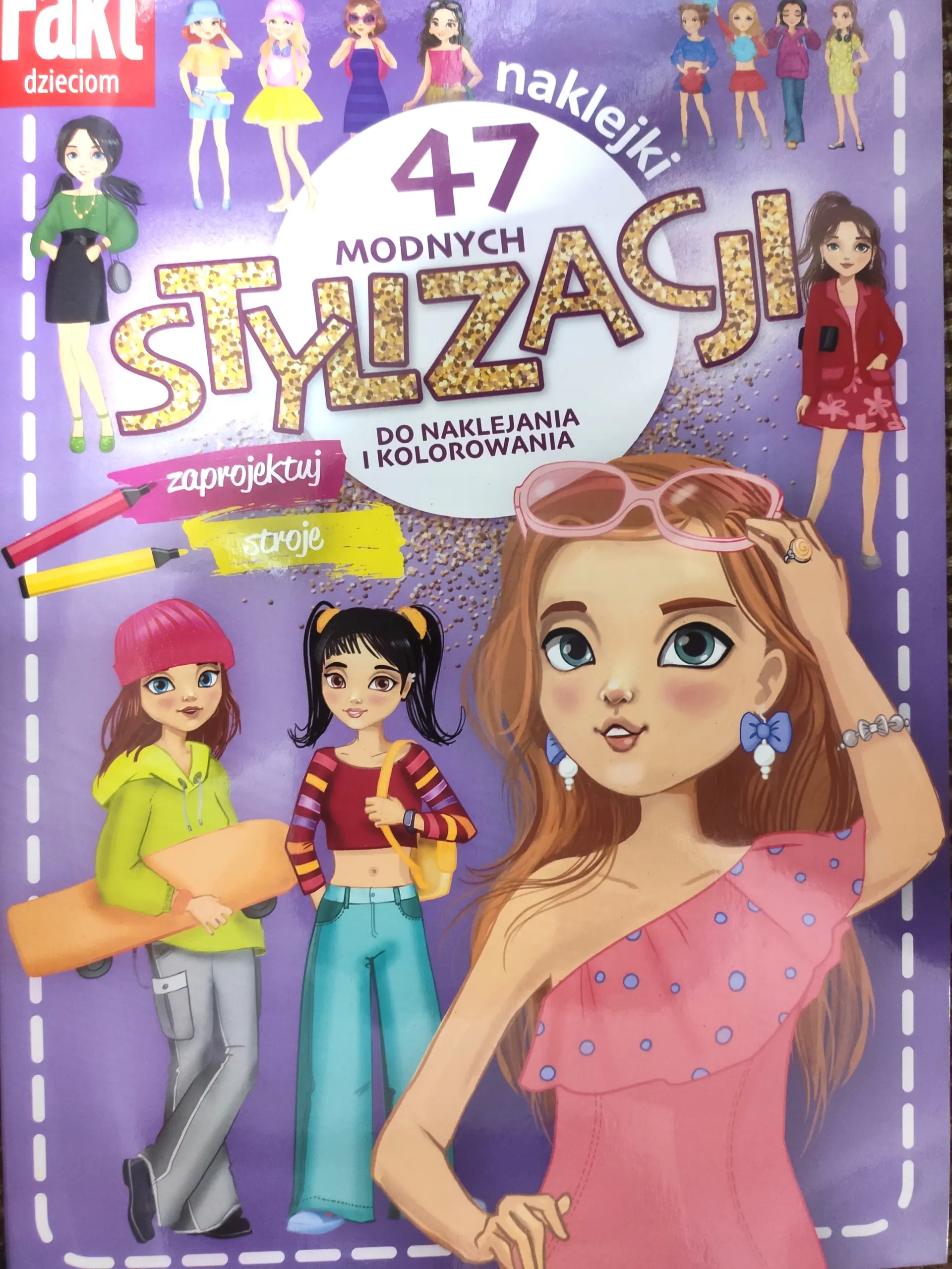 Książka - 47 modnych stylizacji. Zaprojektuj stroje