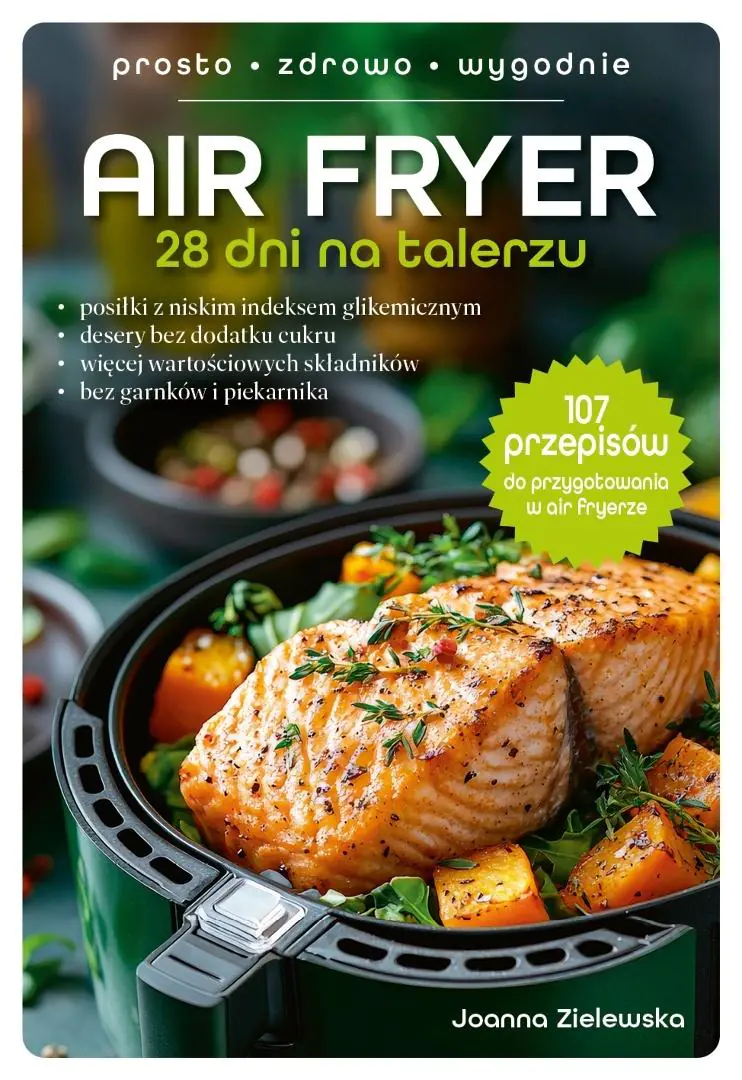 Książka - Air Fryer. 28 dni na talerzu