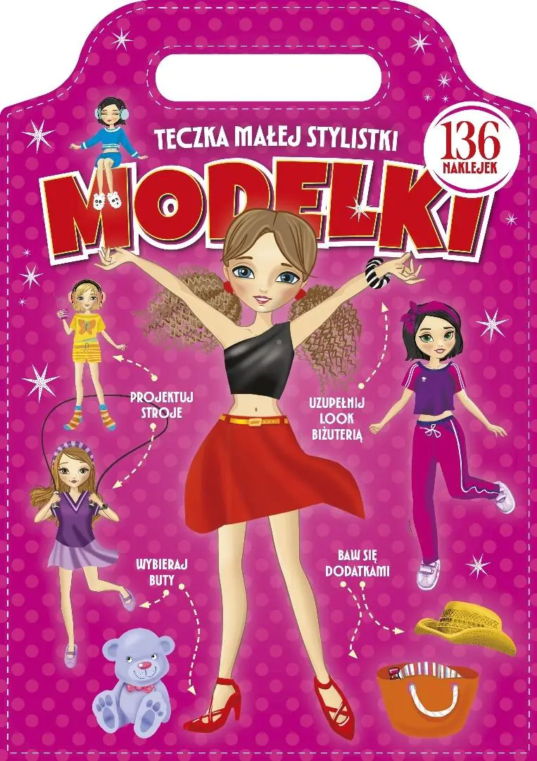 Książka - Modelki. Teczka małej stylistki. Teczka małej styl