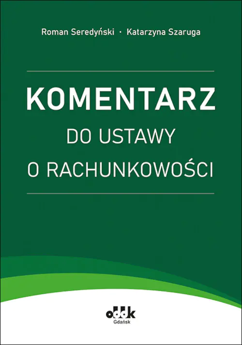 Książka - Komentarz do ustawy o rachunkowości