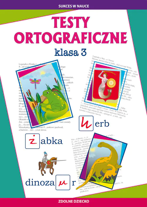 Książka - Testy ortograficzne. Klasa 3