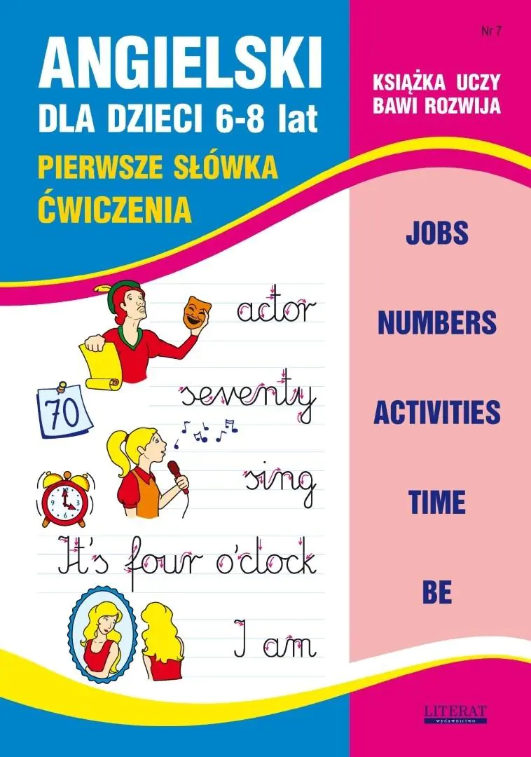 Książka - Angielski dla dzieci 6-8 lat. Nr 7