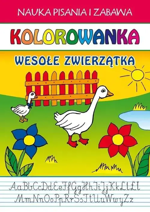 Książka - Kolorowanka. Wesołe zwierzątka