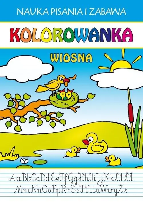 Książka - Kolorowanka. Wiosna