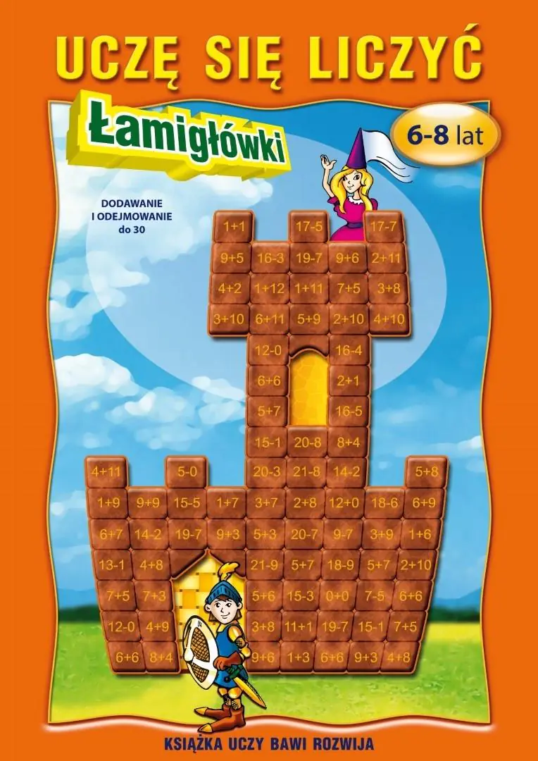 Książka - Uczę się liczyć. Łamigłówki 6-8 lat