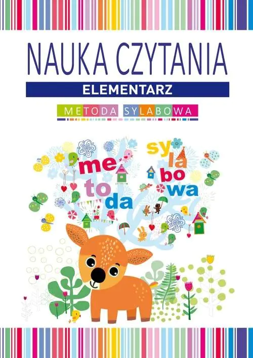Książka - Nauka czytania. Elementarz. Metoda sylabowa
