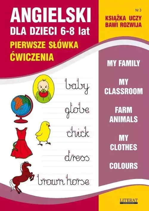 Książka - Pierwsze słówka. Angielski dla dzieci 6-8 lat. Ćwiczenia