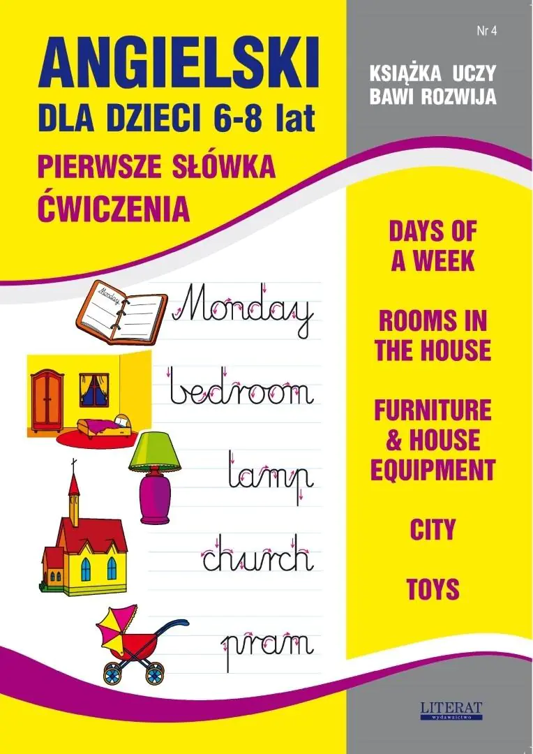 Książka - Angielski dla dzieci 6-8 lat. Pierwsze słówka. Ćwiczenia