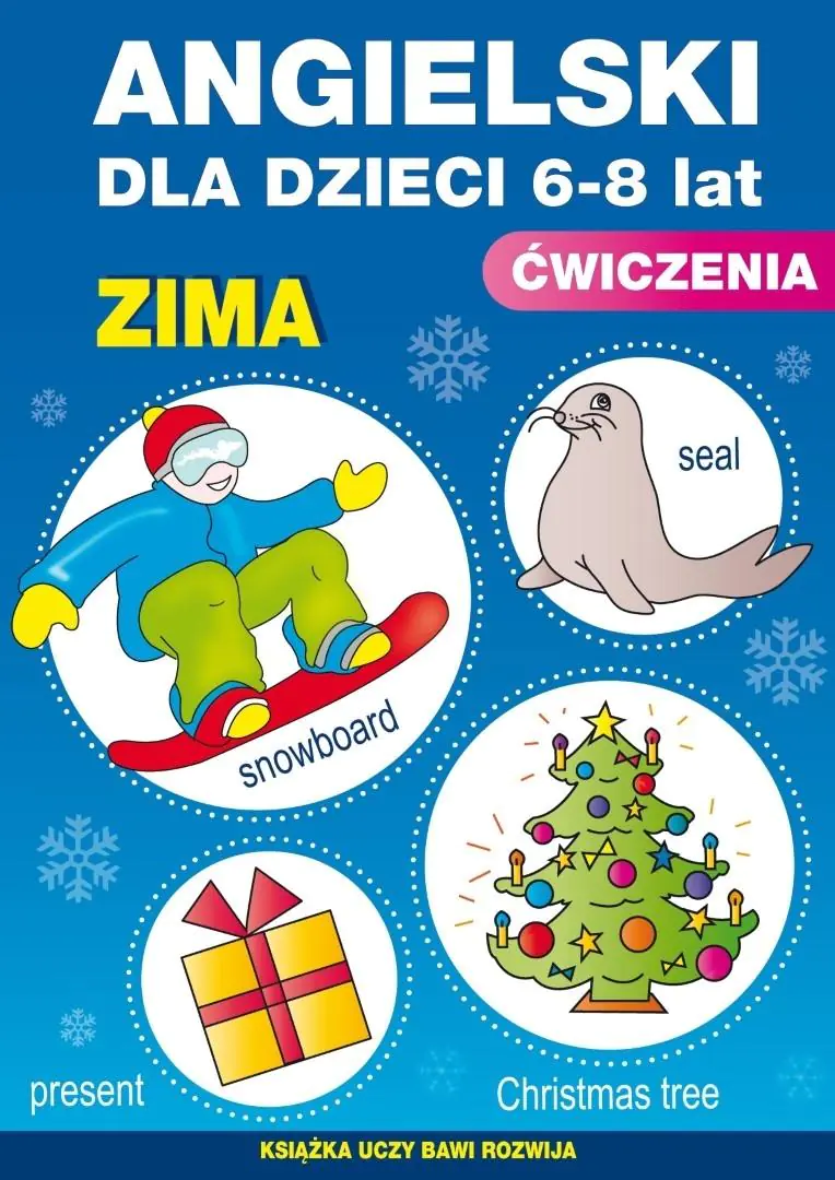 Książka - Angielski dla dzieci 6-8 lat. Ćwiczenia Zima