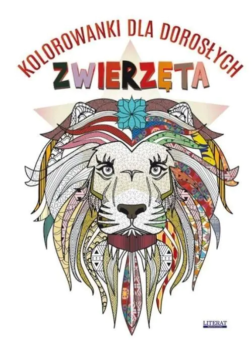 Książka - Kolorowanki dla dorosłych. Zwierzęta