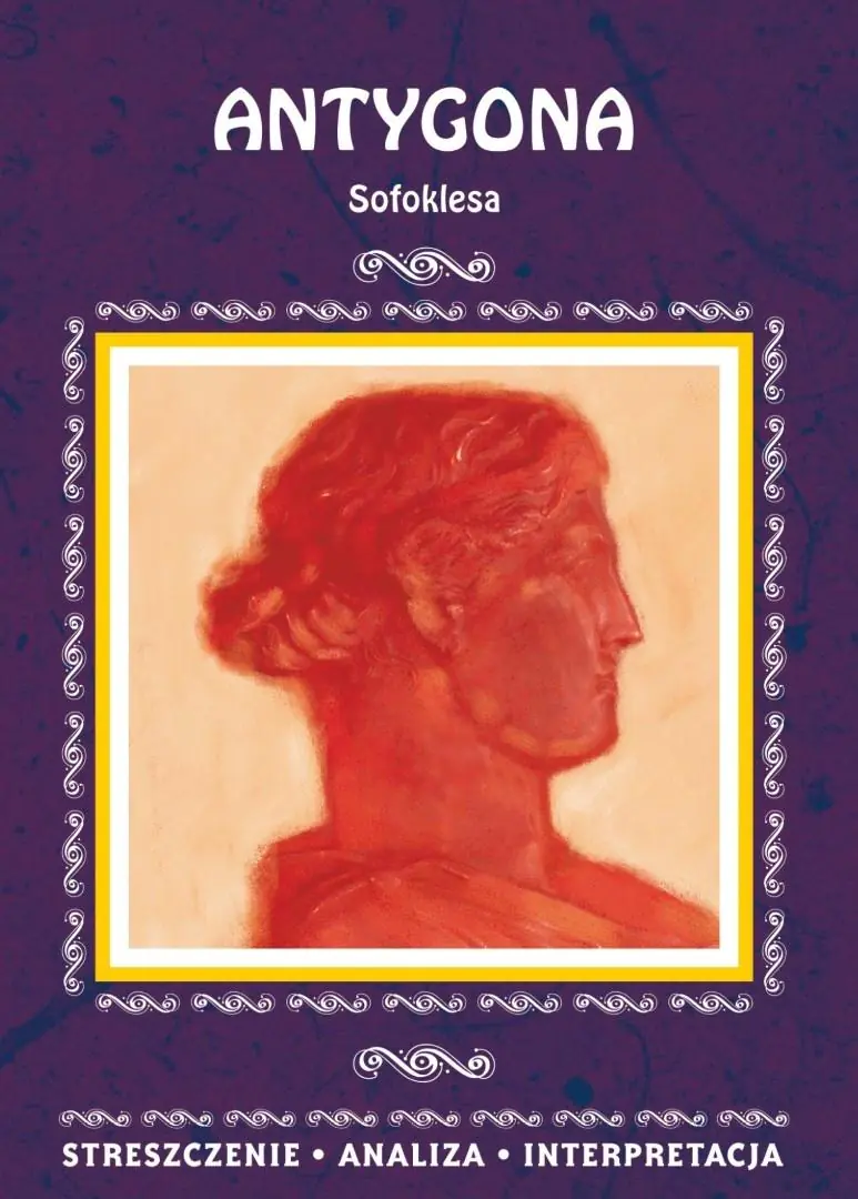 Książka - Antygona Sofoklesa. Streszczenie, analiza, interpretacja