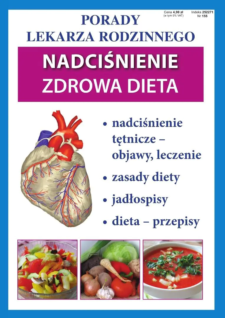 Książka - Porady Lekarza Rodzinnego. Nadciśnienie, zdrowa dieta