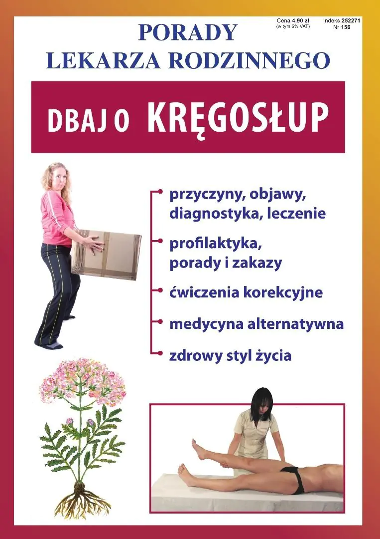 Książka - Porady Lekarza Rodzinnego 156. Dbaj o kręgosłup