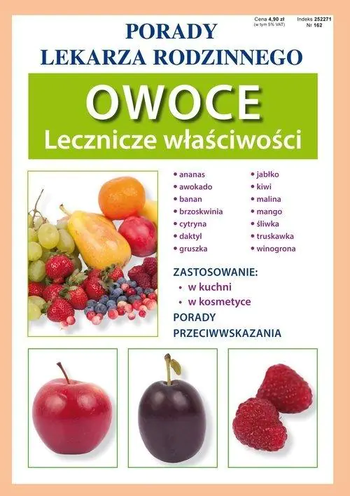 Książka - Owoce. Lecznicze właściwości