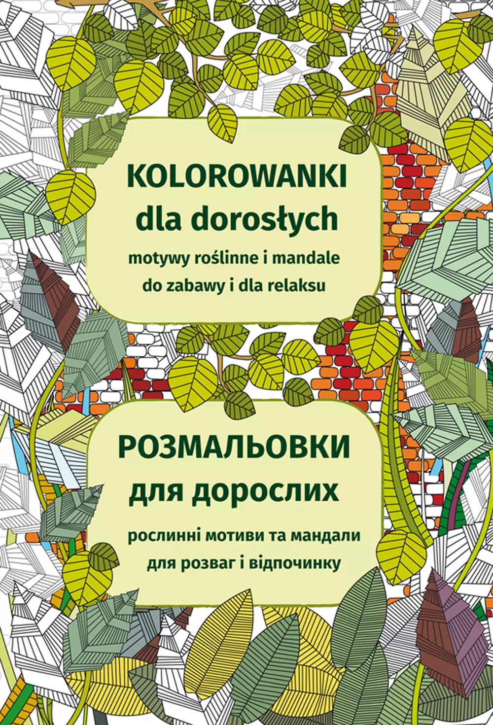 Książka - Kolorowanki dla dorosłych. Motywy roślinne i mandale do zabawy i dla relaksu