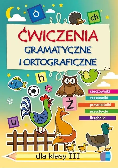 Książka - Ćwiczenia gramatyczne i ortograficzne dla klasy 3