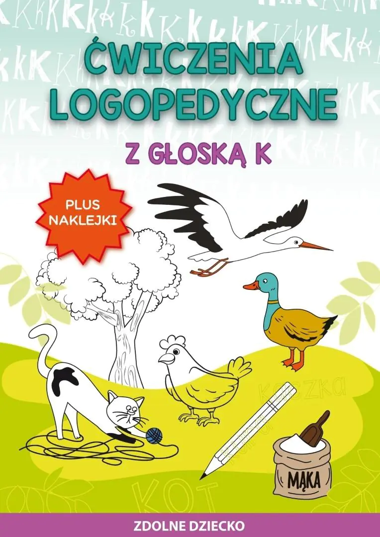 Książka - Ćwiczenia logopedyczne z głoską K
