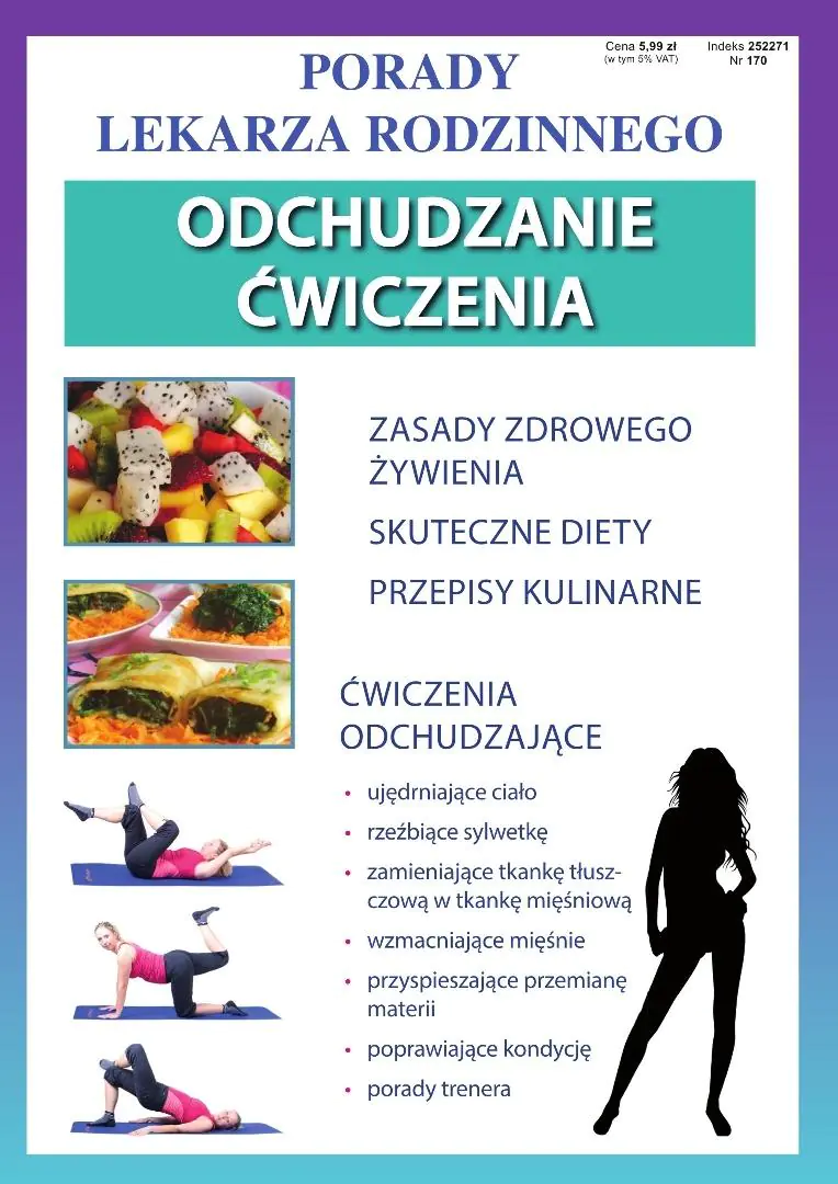 Książka - Porady Lekarza Rodzinnego. Odchudzanie. Ćwiczenia
