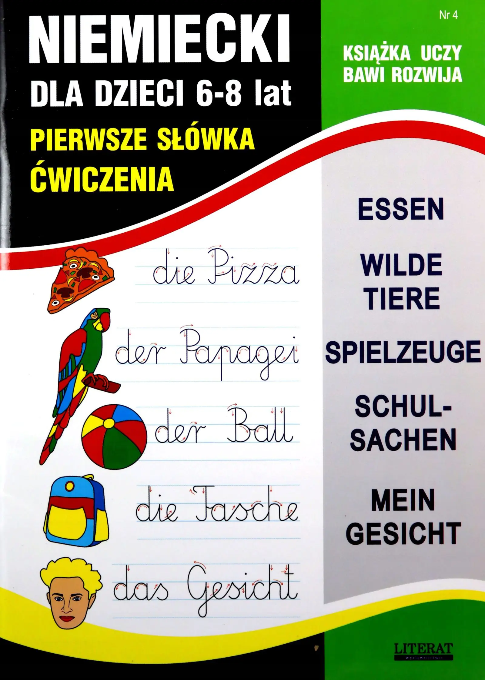 Książka - Niemiecki dla dzieci 6-8 lat Nr 4