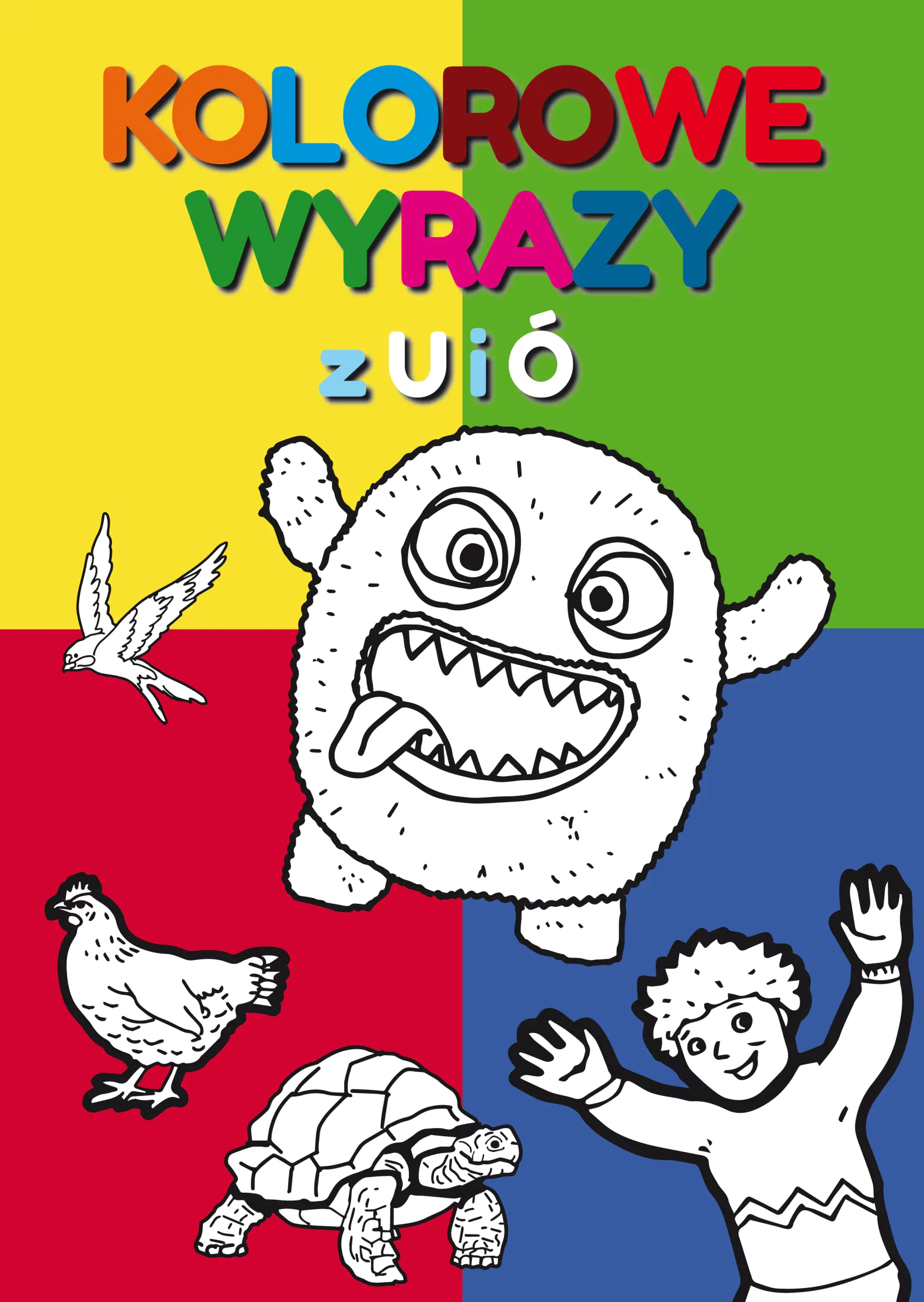 Książka - Kolorowe wyrazy z U i Ó