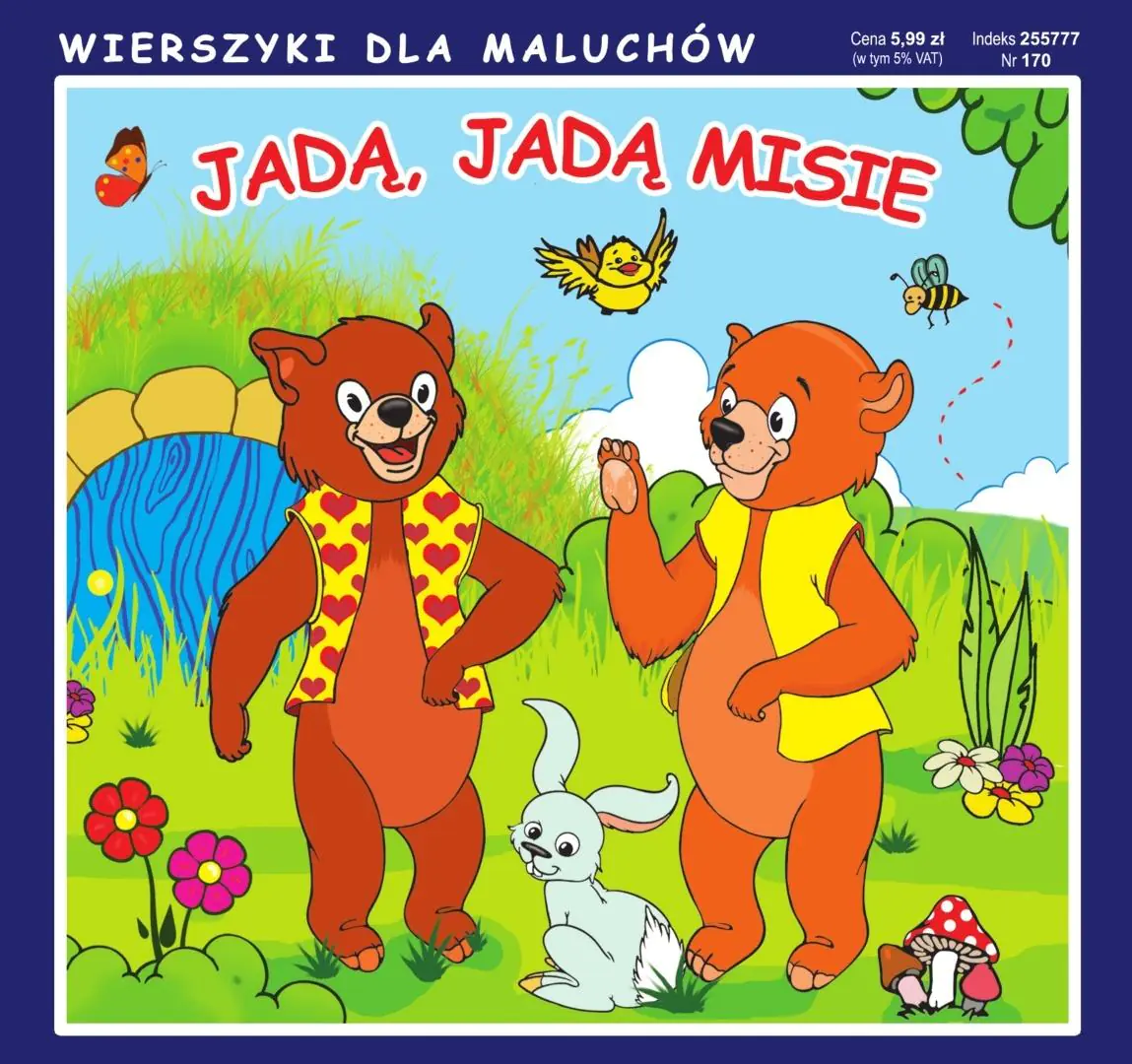 Książka - Jadą, jadą misie. Wierszyki dla Maluchów