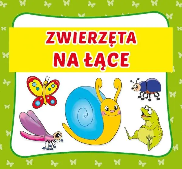 Książka - Zwierzęta na łące