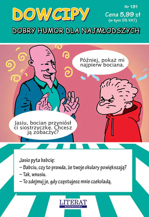 Książka - Dowcipy Dobry humor dla najmłodszych