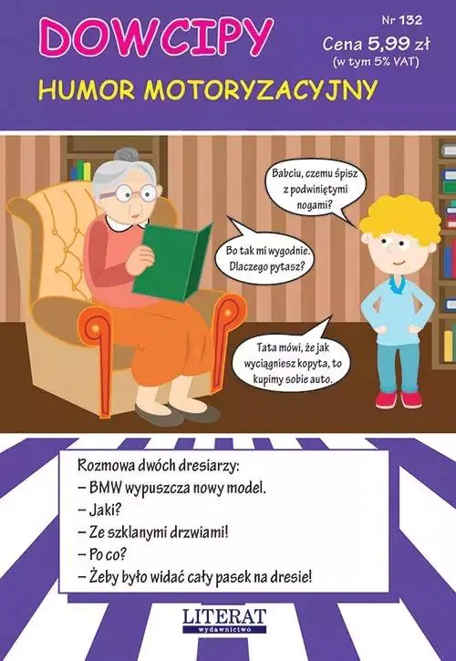 Książka - Dowcipy Humor motoryzacyjny