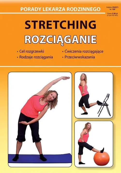 Książka - Stretching. Rozciąganie. Porady lekarza rodzinnego