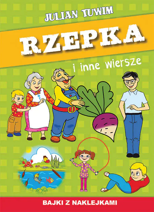 Książka - Rzepka i inne wiersze Bajki z naklejkami