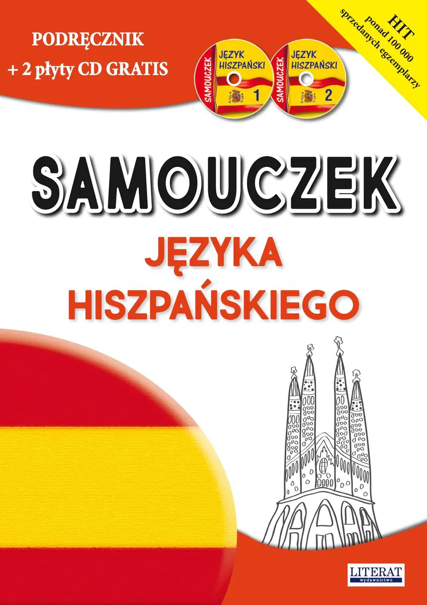 Książka - Samouczek języka hiszpańskiego Podręcznik + 2 płyty CD gratis