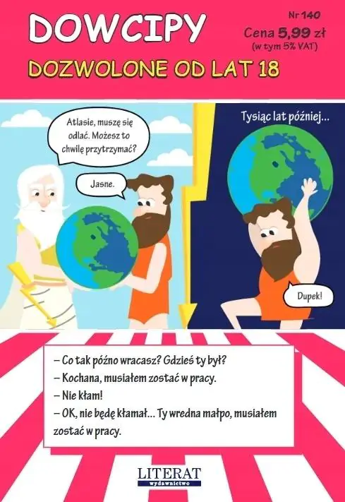 Książka - Dowcipy dozwolone od lat 18
